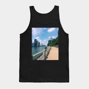 Roosevelt Island Summer Cityscape Tank Top